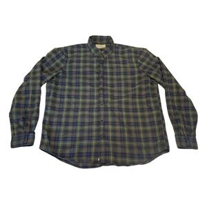 Denim & Supply Ralph Lauren Green Plaid Button Down Shirt Men’s Size 2X Preppy